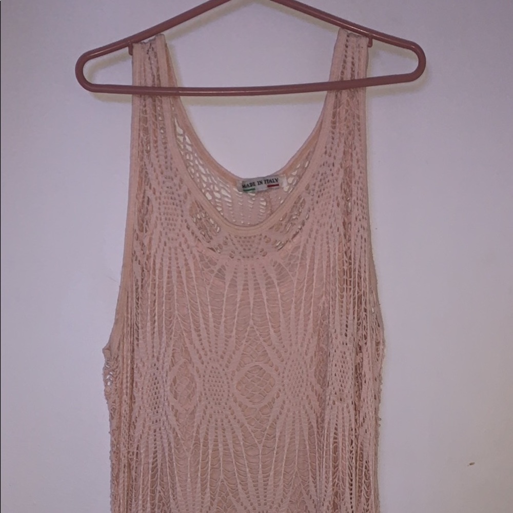 Pink Two part dress made in Italy